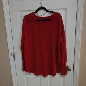Apt. 9 Vibrant Red Knit Top